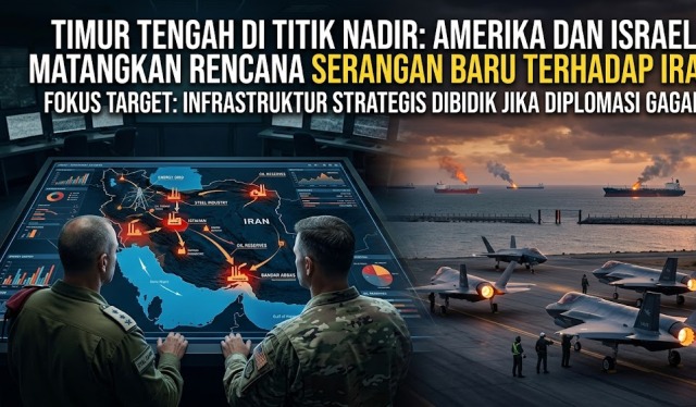 AS-Israel Siapkan Serangan Strategis, Targetkan Jaringan Energi dan Kilang Minyak Iran