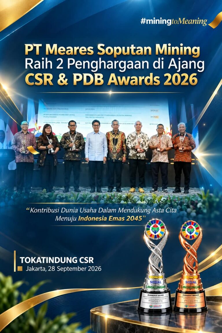 Dukung Asta Cita, PT Meares Soputan Mining Sabet 2 Penghargaan CSR & PDB Awards 2026