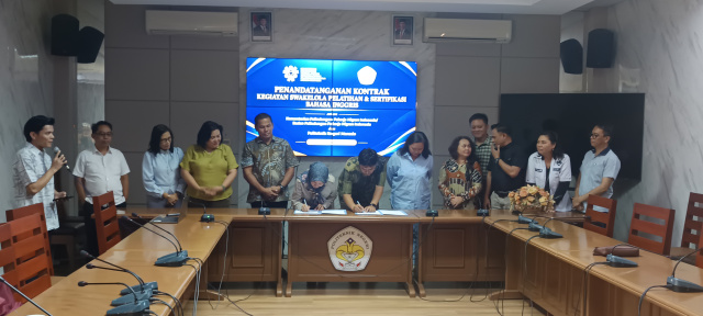 Polimdo-BP3MI Teken Kontrak Pelatihan dan Sertifikasi Bahasa Inggris Bagi Calon Pekerja Migran